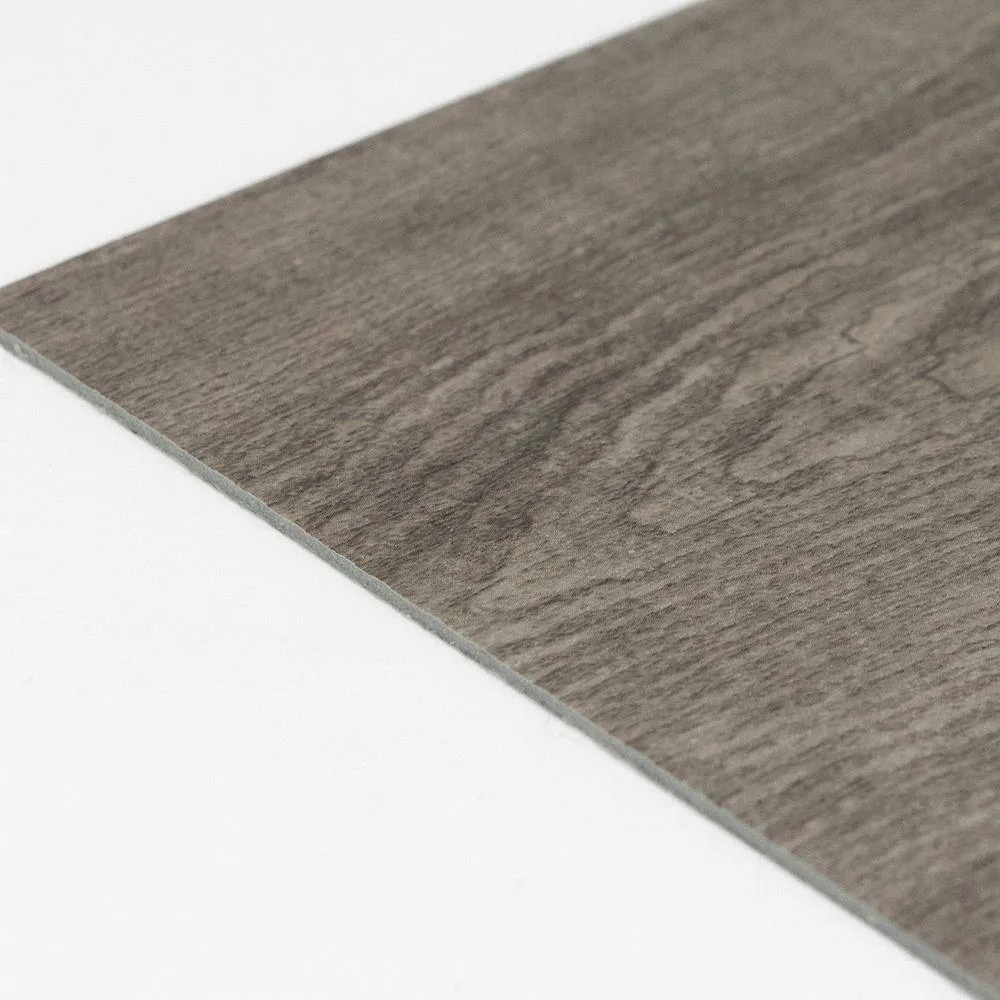 FloorPops Bungalow 12 in. W x 12 in. L Peel and Stick Floor Vinyl Tiles, Grey Wood Look (20 Tiles, 20 sq. ft. Case), photo 6 of 8