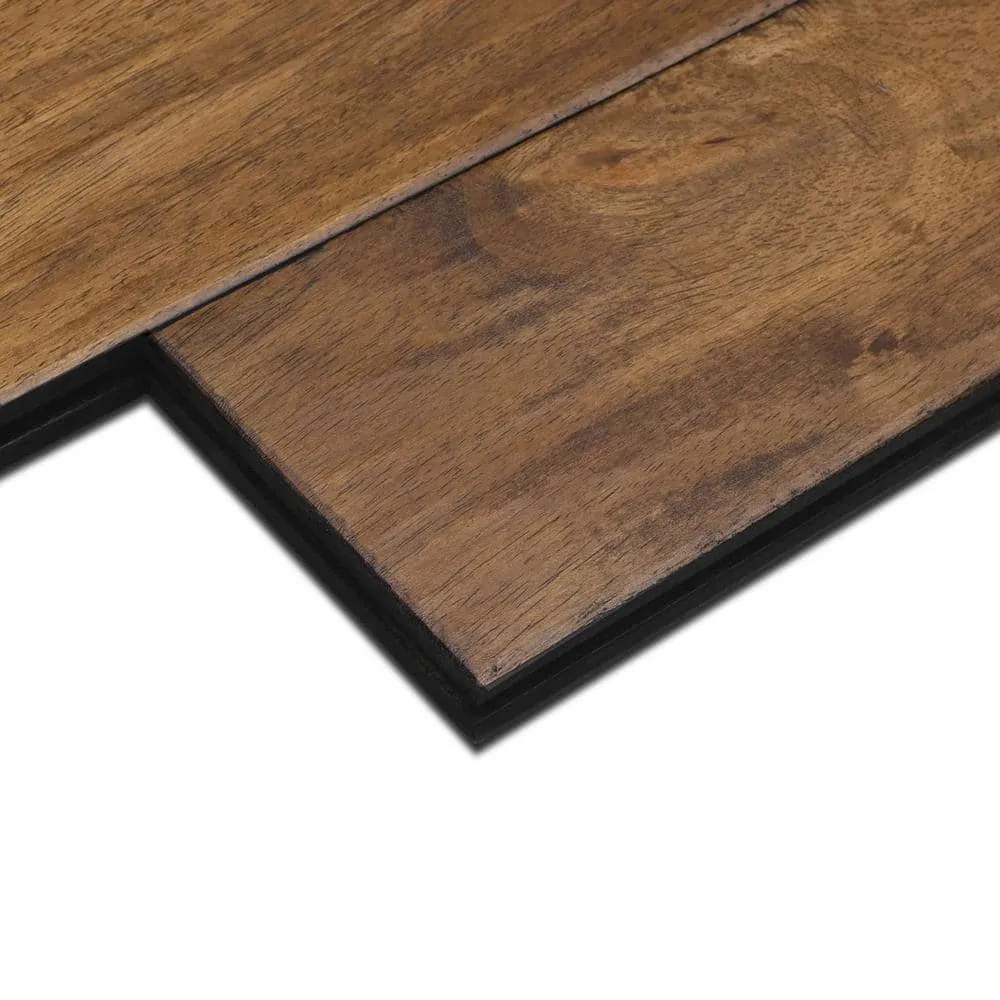 ASPEN FLOORING Newbury Caucho Wood 3/4 in. T x 4.5 in. W Light Distressed Solid Hardwood Flooring (21.82 sqft/case), photo 5 of 5