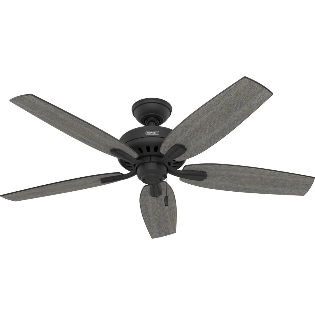 Hunter Newsome 52-in Fresh White Indoor/Outdoor Ceiling Fan (5-Blade), photo 2 of 4