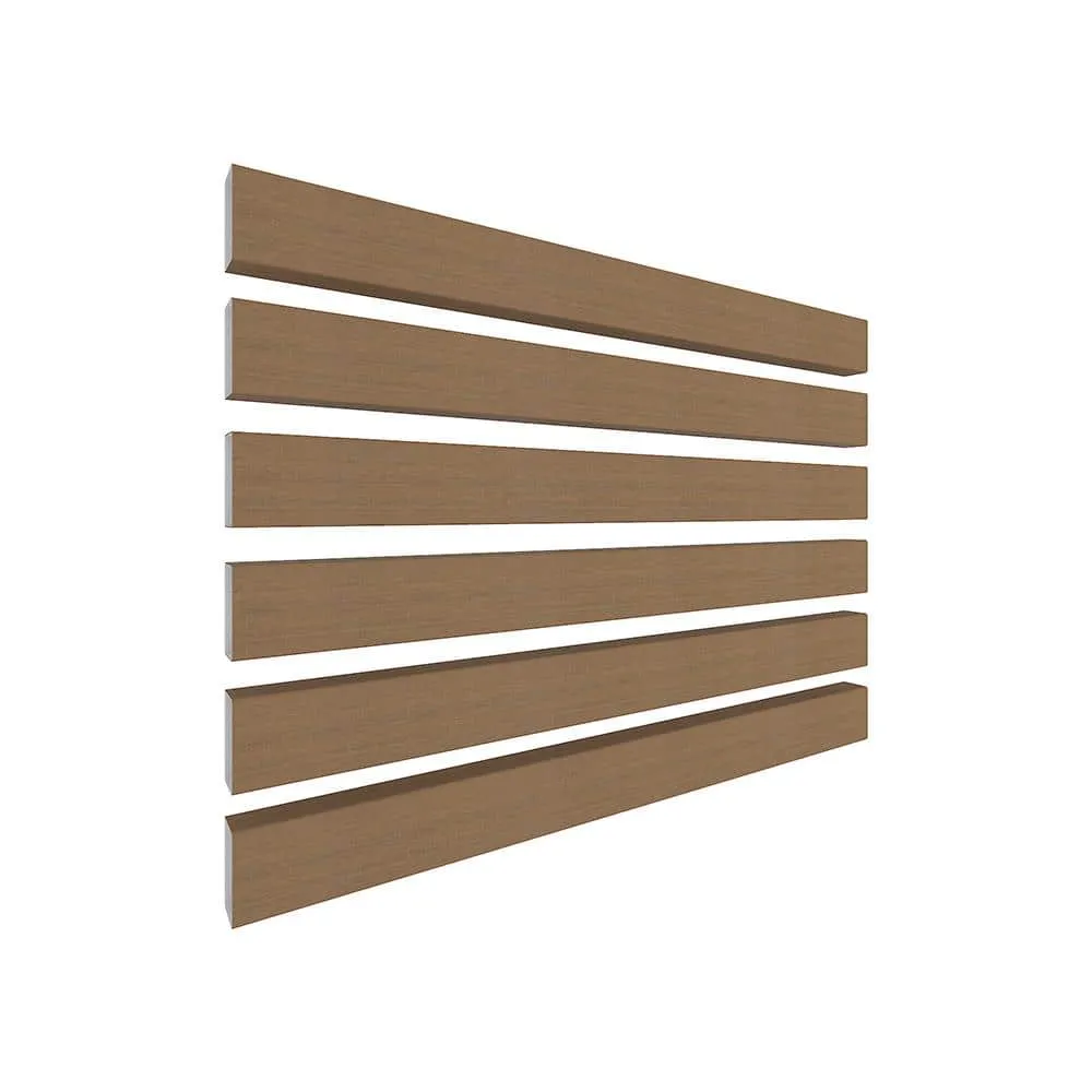 NewTechWood Alusions 1 in. x 2 in. x 144 in. Coextruded Peruvian Teak Wood Composite Aluminum Beams, photo 5 of 6