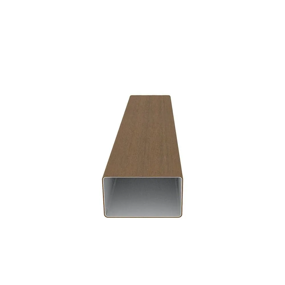 NewTechWood Alusions 1 in. x 2 in. x 144 in. Coextruded Peruvian Teak Wood Composite Aluminum Beams, photo 4 of 6