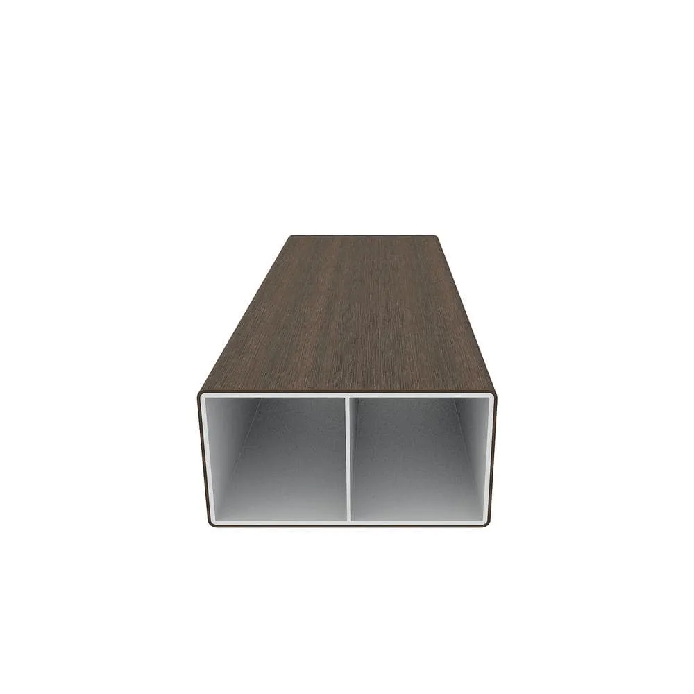NewTechWood Alusions 2 in. x 4 in. x 144 in. Coextruded Brazilian Ipe Wood Composite Aluminum Beams, photo 4 of 6
