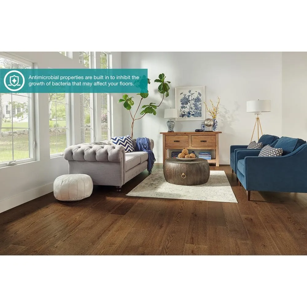 Pergo Defense+ Norwood Oak 3/8 in. T x 7.5 in. W Click Lock Distressed Engineered Hardwood Flooring (24.5 sq.ft./case), photo 3 of 12
