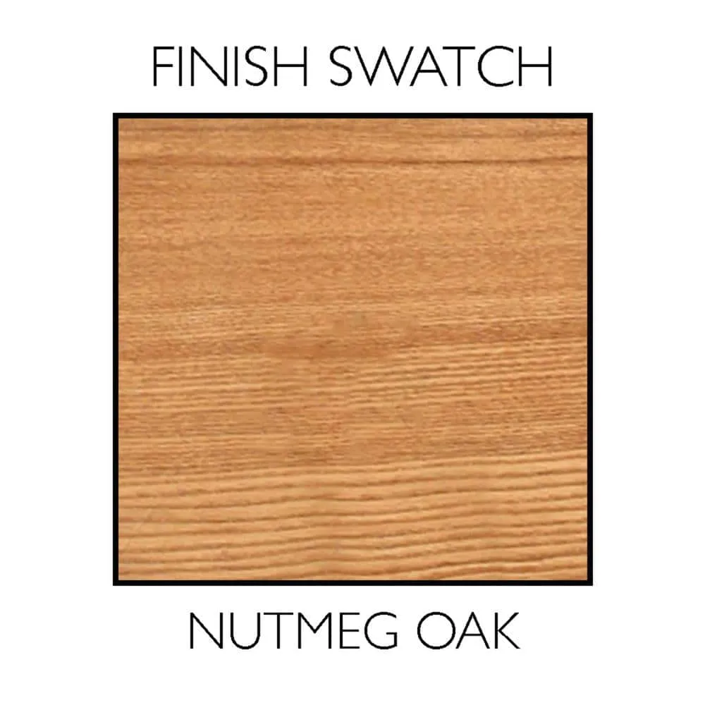 Design House Richland 48 in. x 30 in. 4-4/5 in. Surface-Mount Tri-View Bathroom Medicine Cabinet in Nutmeg Oak, photo 6 of 10