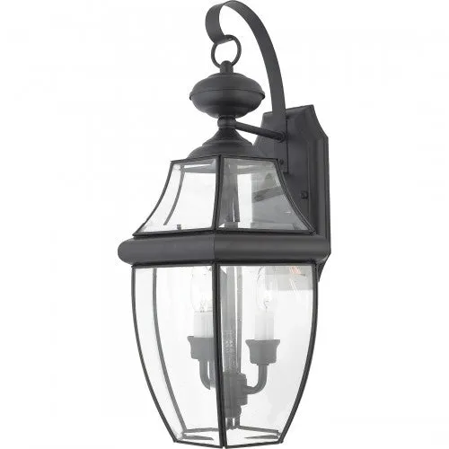 Quoizel Newbury 22-in H Aged Copper Candelabra Base (E12) Outdoor Wall Light, photo 2 of 2
