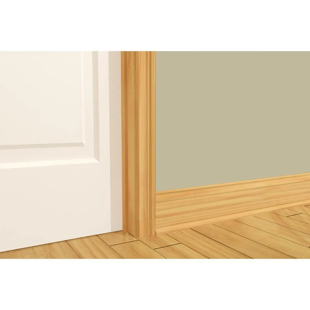 Alexandria Moulding 7/16 in. D x 1-3/8 in. W x 84 in. L Oak Wood Colonial Stop Moulding Pack (10-Pack), photo 2 of 2
