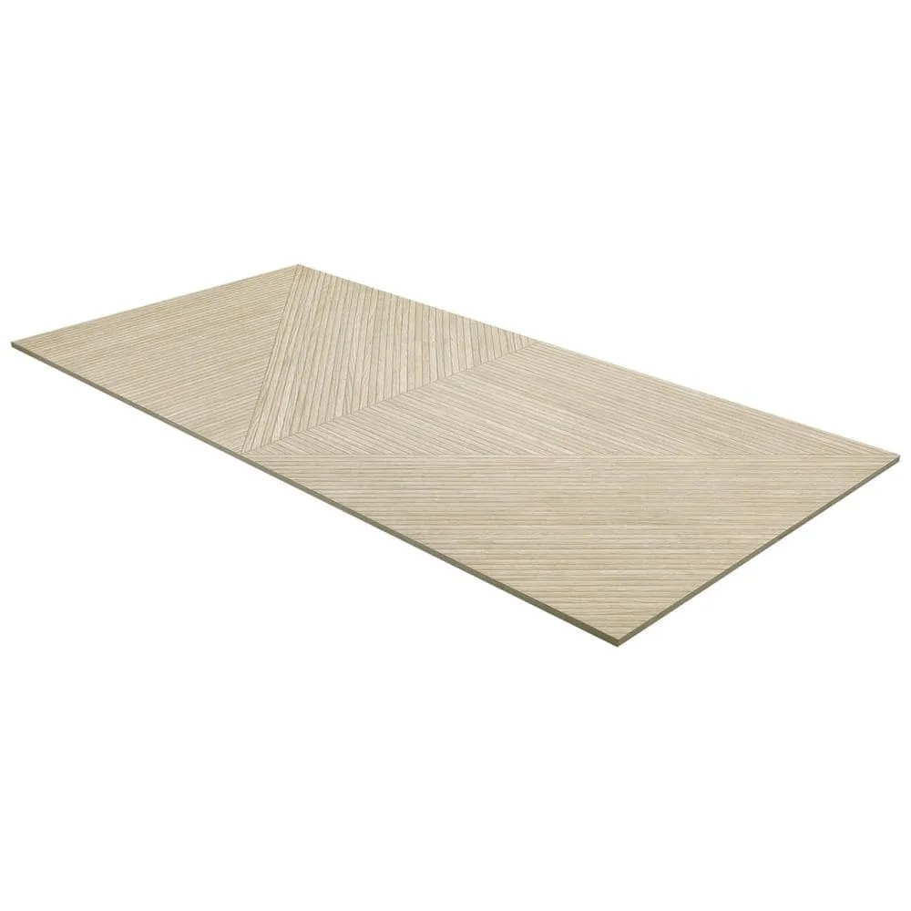 Ivy Hill Tile Luxury Ribbed Oak 23.62 in. x 47.24 in. Matte Porcelain Wall Tile (15.49 sq. ft./Case), photo 9 of 10
