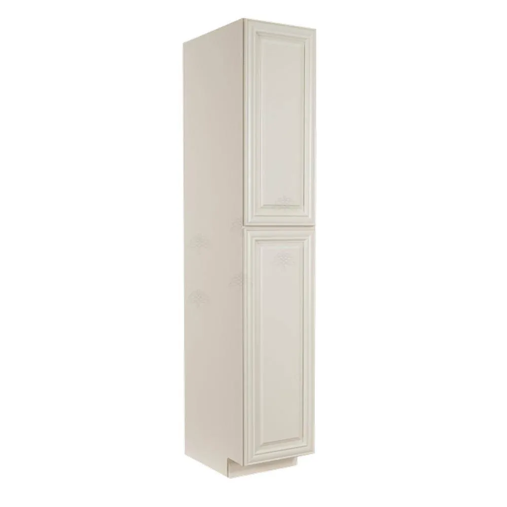 LIFEART CABINETRY Princeton Assembled 18 in. x 84 in. x 27 in. Tall Pantry with 2-Doors in Off-White, photo 5 of 8