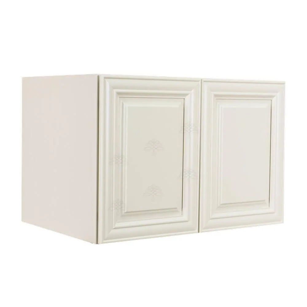 LIFEART CABINETRY Princeton Assembled 36 in. x 24 in. x 24 in. 2-Door Wall Cabinet with 1-Shelves in Off-White, photo 5 of 8