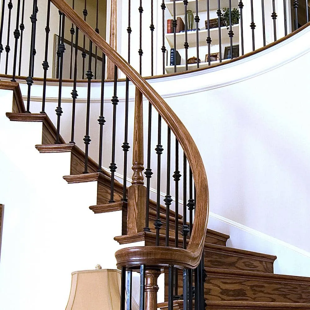 EVERMARK Stair Parts 1/2 in. Oil Rubbed Bronze Metal Knuckle Baluster Fitting for Stair Remodel, photo 2 of 3