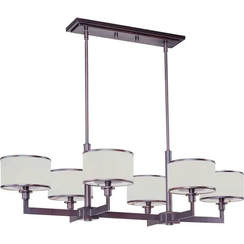 Nexus 6-Light Oil-Rubbed Bronze Chandelier