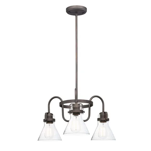 Seafarer 3-Light Oil Rubbed Bronze Chandelier