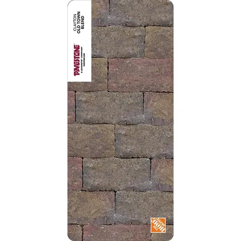Paper Sample Only of Clayton 3.5 in wide · 7 in long · 1.77 in high Old Town Blend Concrete Paver