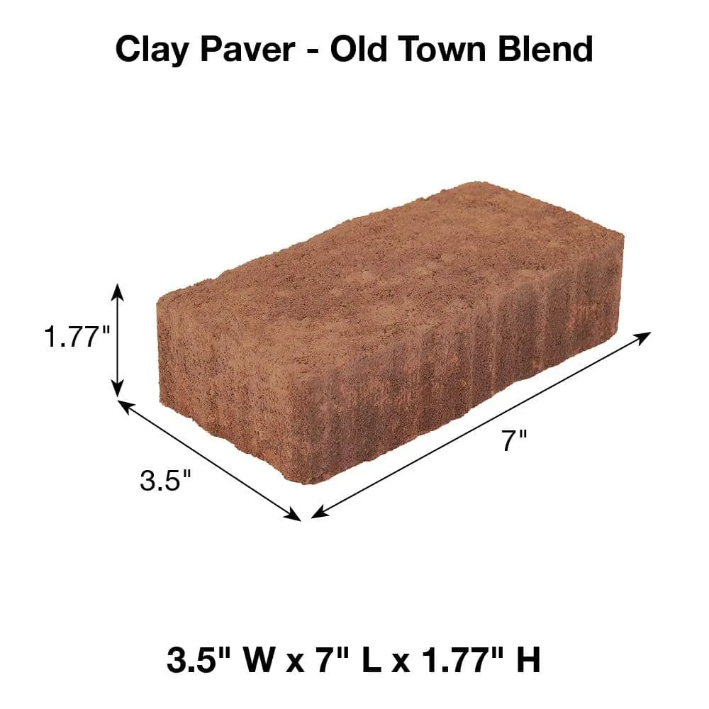 Pavestone Paper Sample Only of Clayton 3.5 in. W x 7 in. L x 1.77 in. H Old Town Blend Concrete Paver (1-Piece), photo 5 of 5