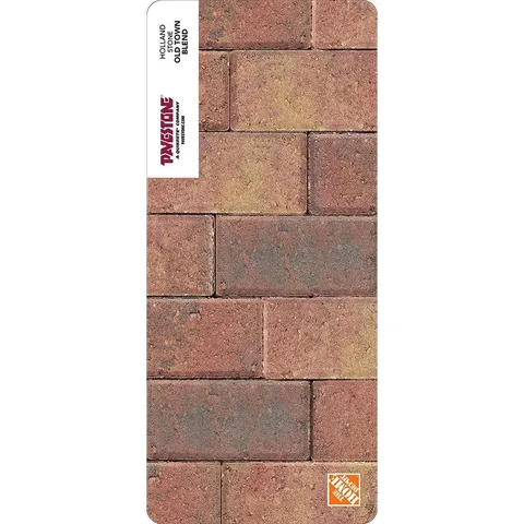Paper Sample Only of Holland 7.87 in long · 3.94 in wide · 1.77 in high 45 mm Old Town Blend Concrete Paver