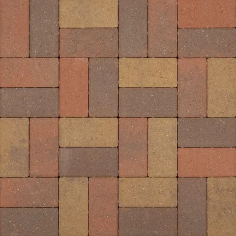 Plaza Rectangle 8.27 in long · 5.51 in wide · 2.36 in high Old Town Blend Concrete Paver