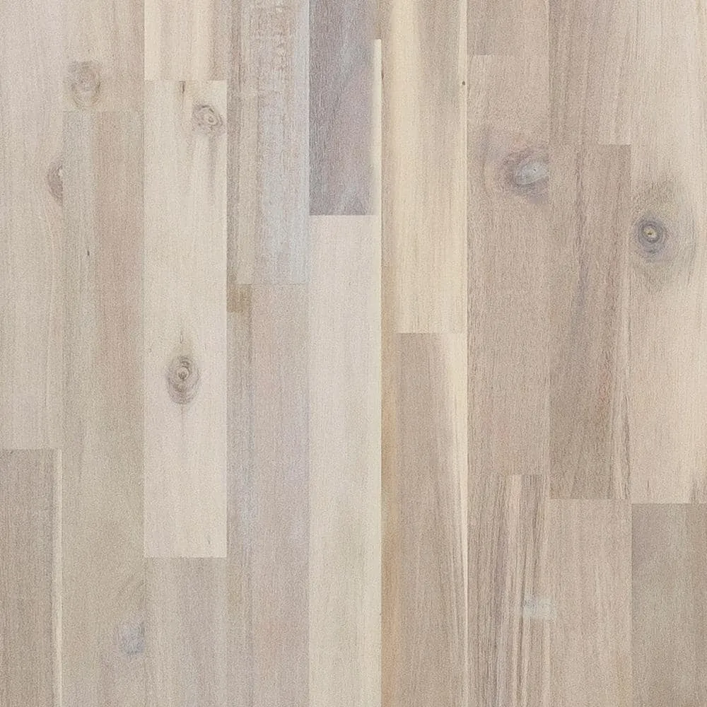 Interbuild 6.2 ft. L x 36 in. D, Acacia Butcher Block Island Countertop, Finished in Organic White with Square Edge, photo 7 of 7