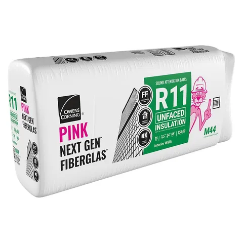 R-11 Unfaced Fiberglass Insulation Batts