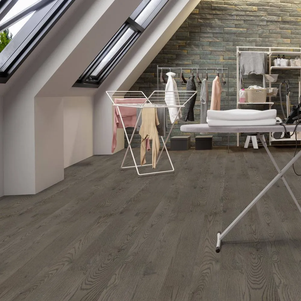 A&A Surfaces Woodridge Owsley Oak 0.28 in. x 6.5 in. Waterproof Wire Brushed Engineered Hardwood Flooring (21.67 sq. ft./case), photo 5 of 10