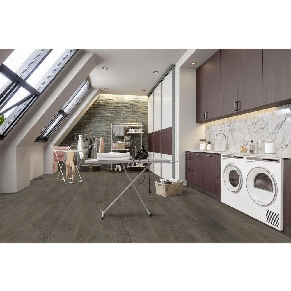 A&A Surfaces Woodridge Owsley Oak 0.28 in. x 6.5 in. Waterproof Wire Brushed Engineered Hardwood Flooring (21.67 sq. ft./case), photo 2 of 10