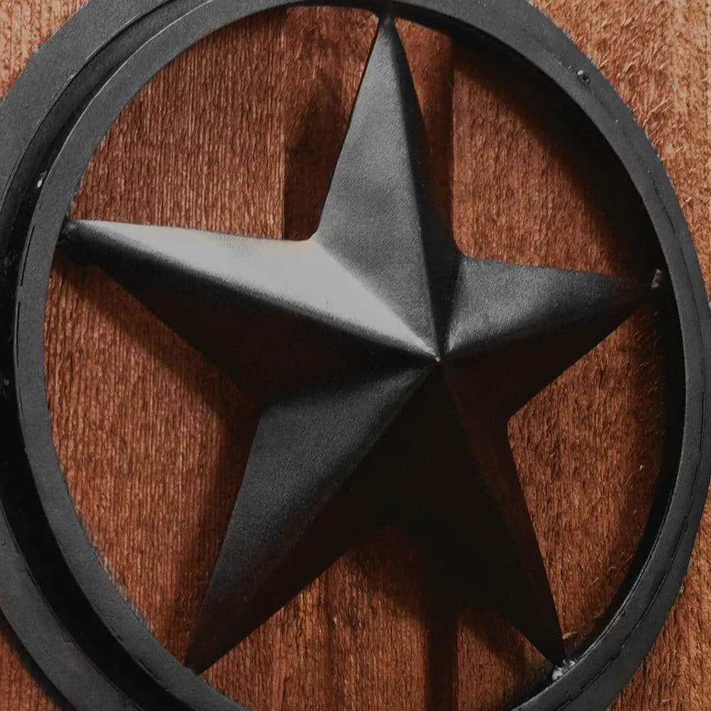 OWT Ornamental Wood Ties OWT (Ornamental Wood Ties) 15 in. Bulk Galvanized Steel Gate Accent - Star, photo 2 of 2