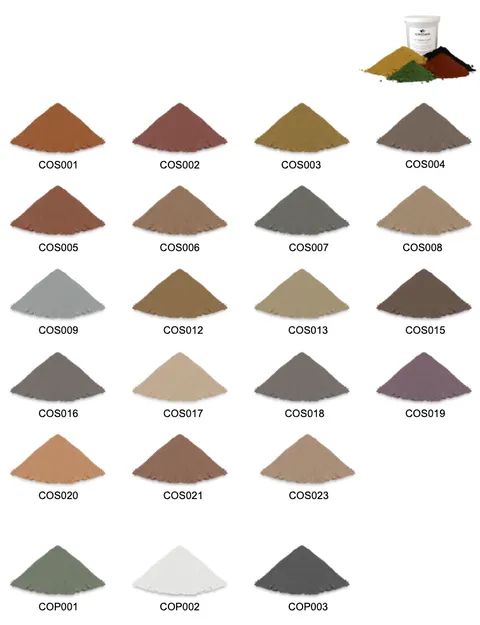 Roof Tiles Oxide Pigments Tobacco Blend/Birchwood