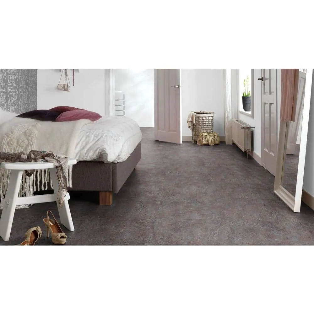 Marmoleum Cinch Loc Seal Oyster Mountain 9.8 mm T x 11.81 in. W x 35.43 in. L Laminate Flooring (20.34 sq. ft./case), photo 6 of 6