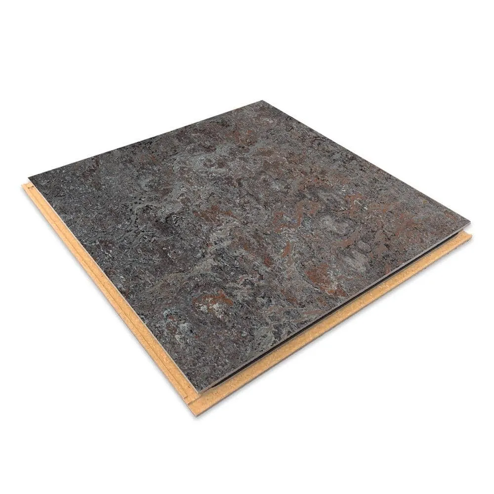 Marmoleum Cinch Loc Seal Oyster Mountain 9.8 mm T x 11.81 in. W x 11.81 in. L Laminate Flooring (6.78 sq. ft./case), photo 3 of 6