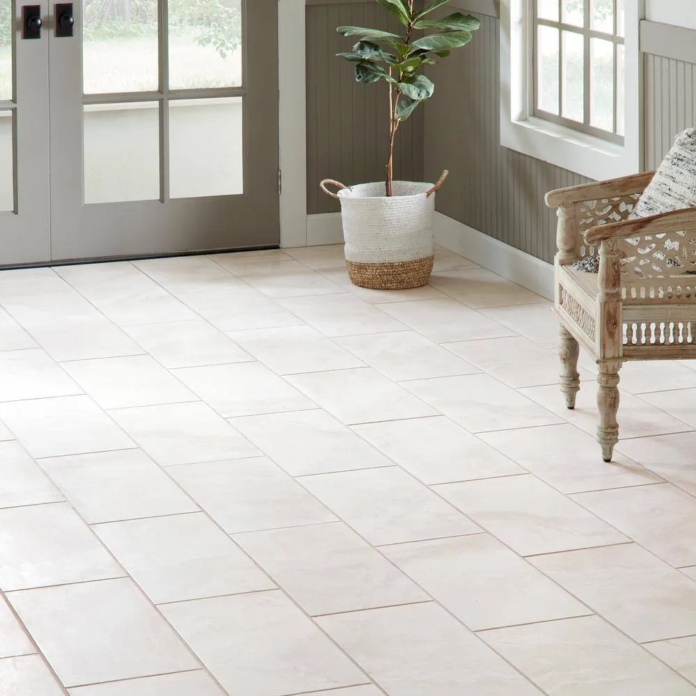 Daltile Canyon Gate Oyster White Matte 12 in. x 24 in. Glazed Porcelain Floor and Wall Tile (15.6 sq. ft./Case), photo 3 of 8