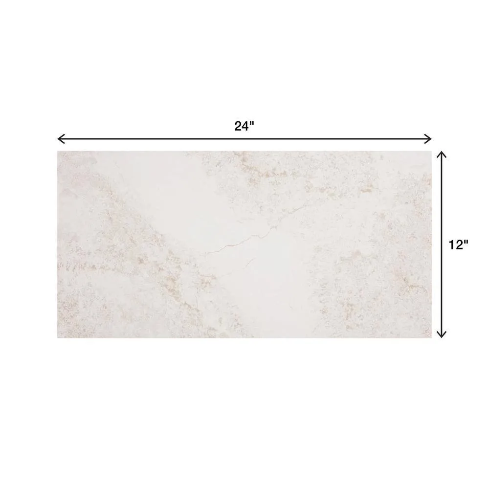 Daltile Canyon Gate Oyster White Matte 12 in. x 24 in. Glazed Porcelain Floor and Wall Tile (15.6 sq. ft./Case), photo 4 of 8