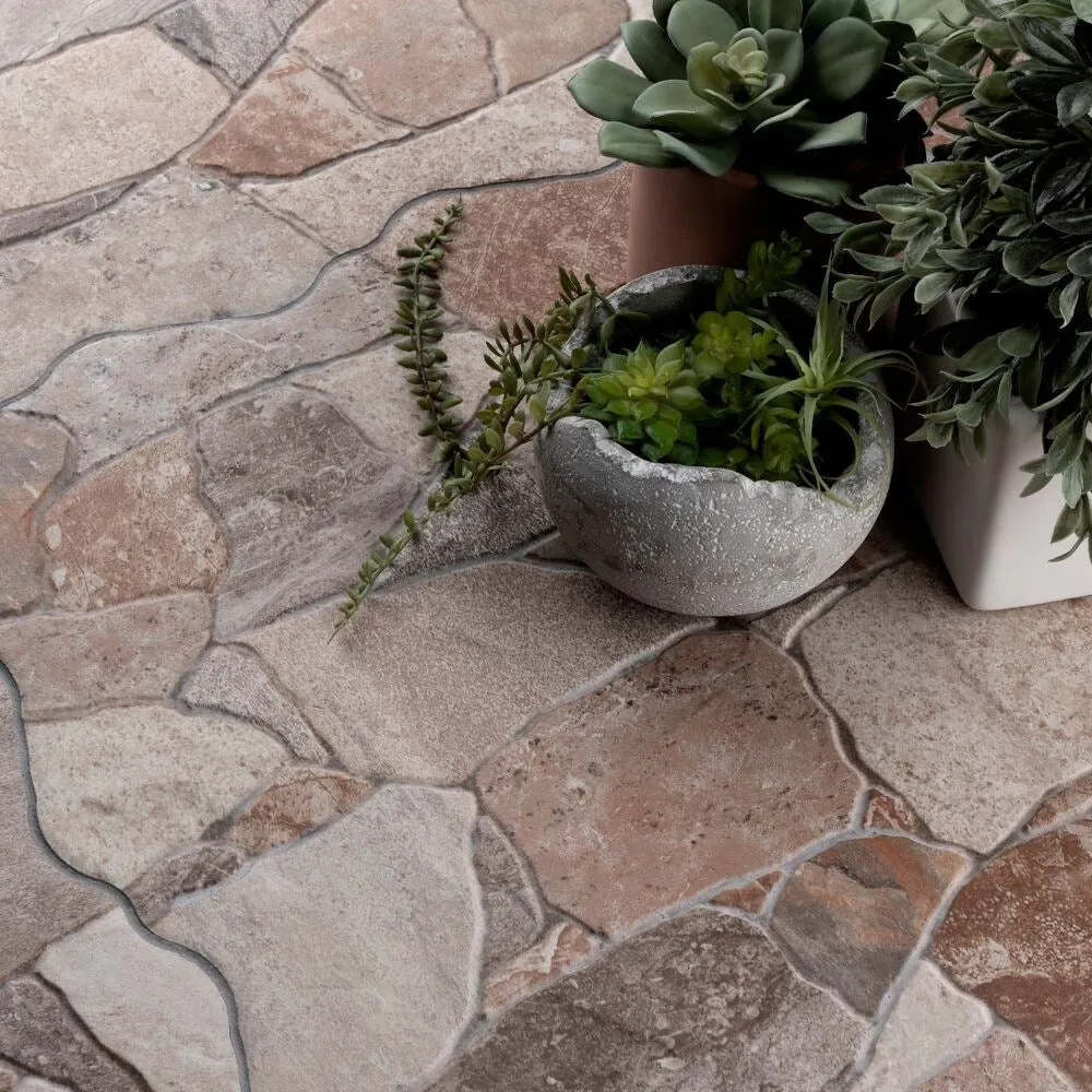 Merola Tile Attica Gris 16-7/8 in. x 16-7/8 in. Ceramic Floor and Wall Tile (14.15 sq. ft. / Case), photo 2 of 8