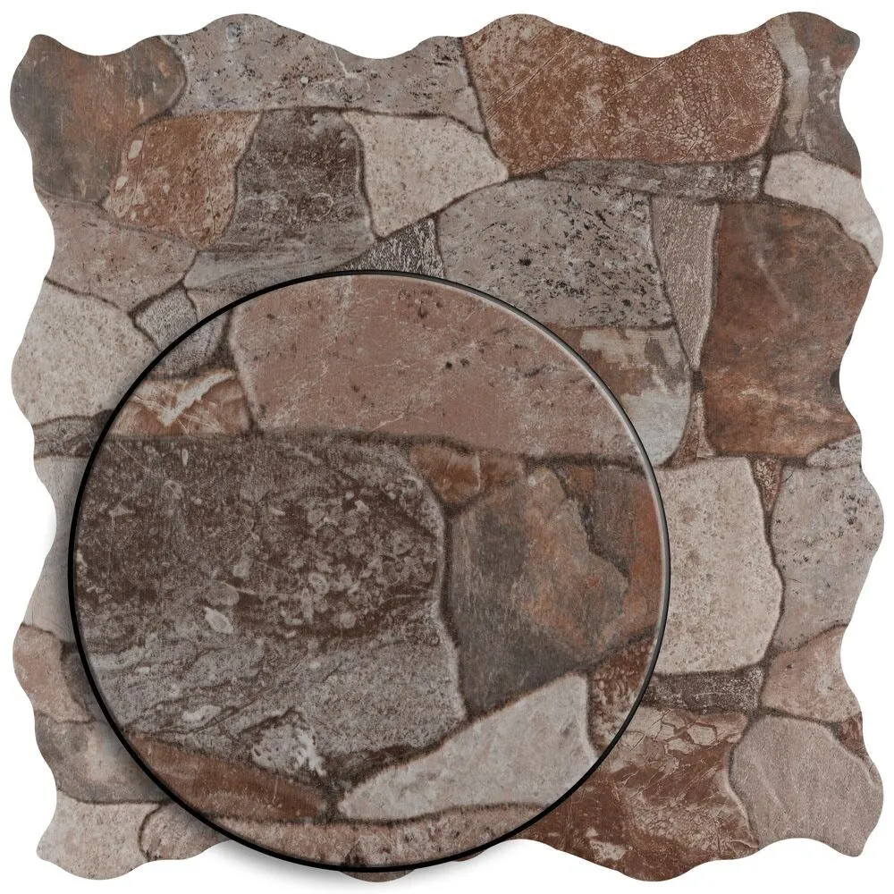 Merola Tile Attica Gris 16-7/8 in. x 16-7/8 in. Ceramic Floor and Wall Tile (14.15 sq. ft. / Case), photo 8 of 8