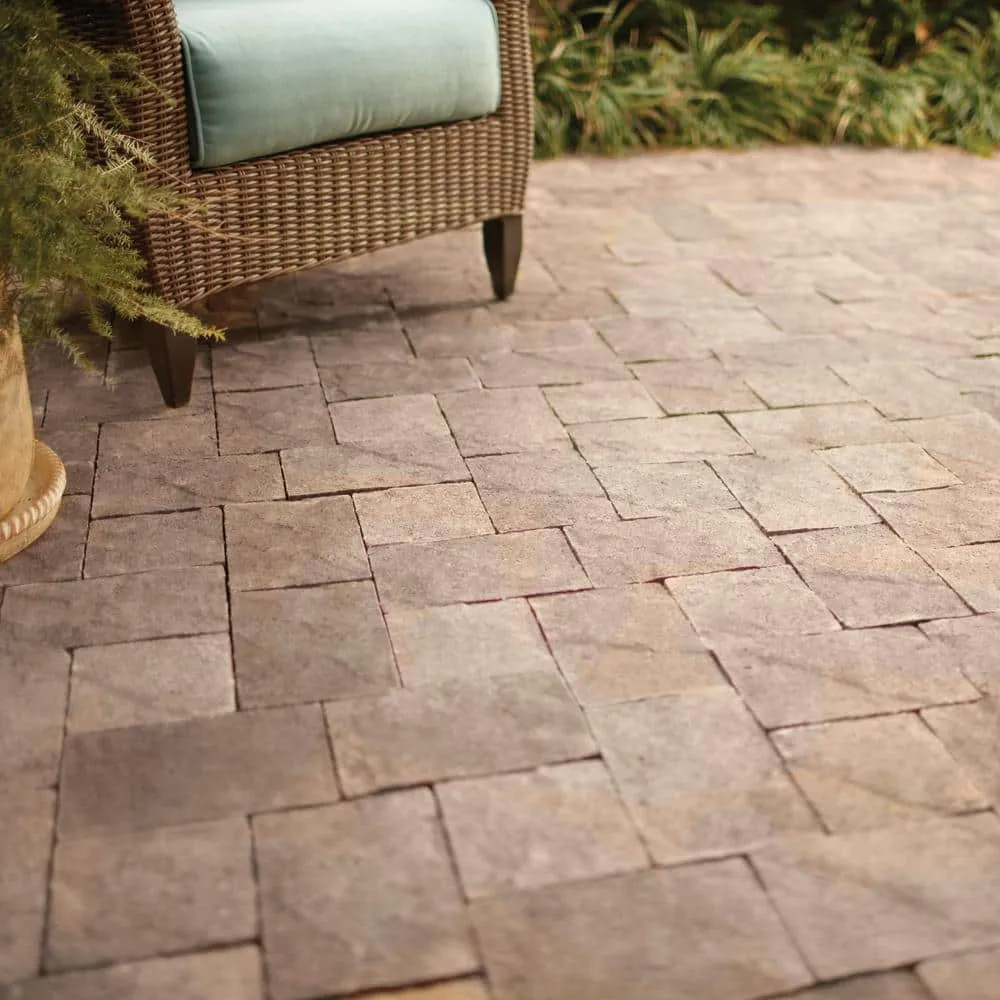 Pavestone 5.91 in. L x 5.91 in. W x 2.36 in. H Pacific Blend Concrete Paver Venetian (480-Pieces/115 sq. ft./Pallet), photo 2 of 3