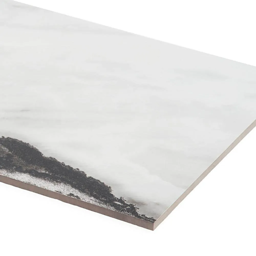 Ivy Hill Tile Saroshi Panda White 23.62 in. x 47.24 in. Polished Porcelain Floor and Wall Tile (15.5 sq. ft./Case), photo 5 of 10