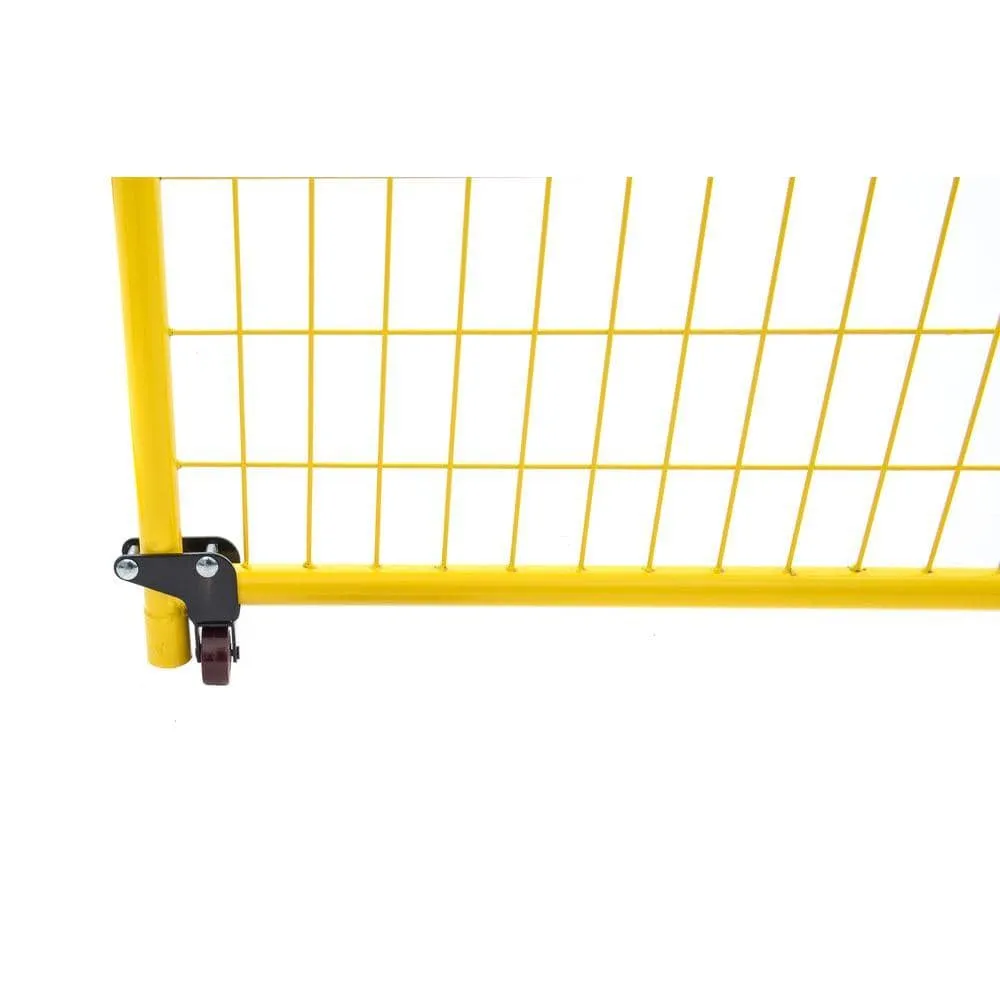 Perimeter Patrol 4 in. H x 1 in. W Powder-Coated Steel Swing Gate Wheel for Temporary Fencing, photo 2 of 2