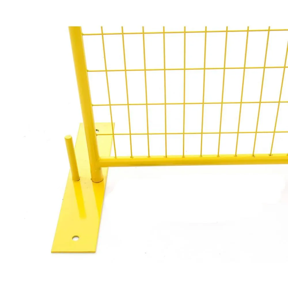Perimeter Patrol 23.5 in. L x 4.75 in. W x 6.75 in. H Powder-Coated Steel Ground Base for Temporary Fencing, photo 2 of 2