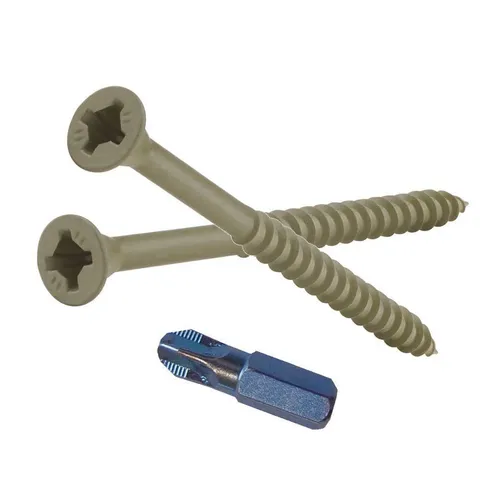 #9 2-1/2 in. Flat-Head Deck Screws