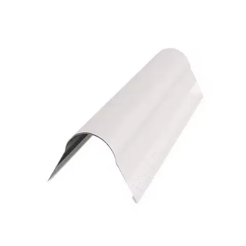 5 in × 10 ft Galvanized Steel Paper Faced Bullnose Drywall Corner Bead