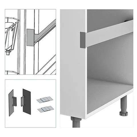 Exterior Flat Gola Cap Set, Intermediate, Dishwasher Configuration