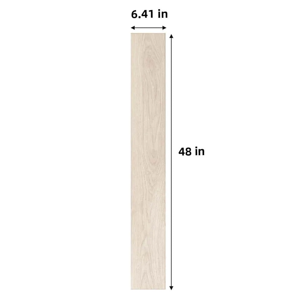 Dekorman Proteco+ Platinum White Oak EIR 12mm T x 6.41" W Uniclic HDF AC4 Waterproof Laminate Wood Flooring (848 sq. ft./pallet), photo 4 of 5