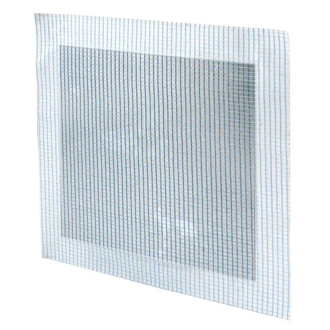Self-Adhesive Drywall Repair Patch, 6 × 6 in, Fiber Mesh Over
