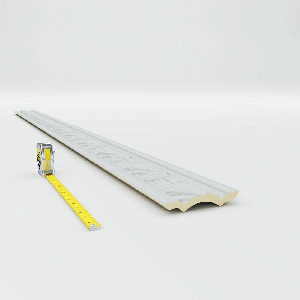 Ekena Millwork 4-1/4 in. x 4-1/4 in. x 94-1/2 in. Polyurethane Winston Crown Moulding, photo 6 of 14