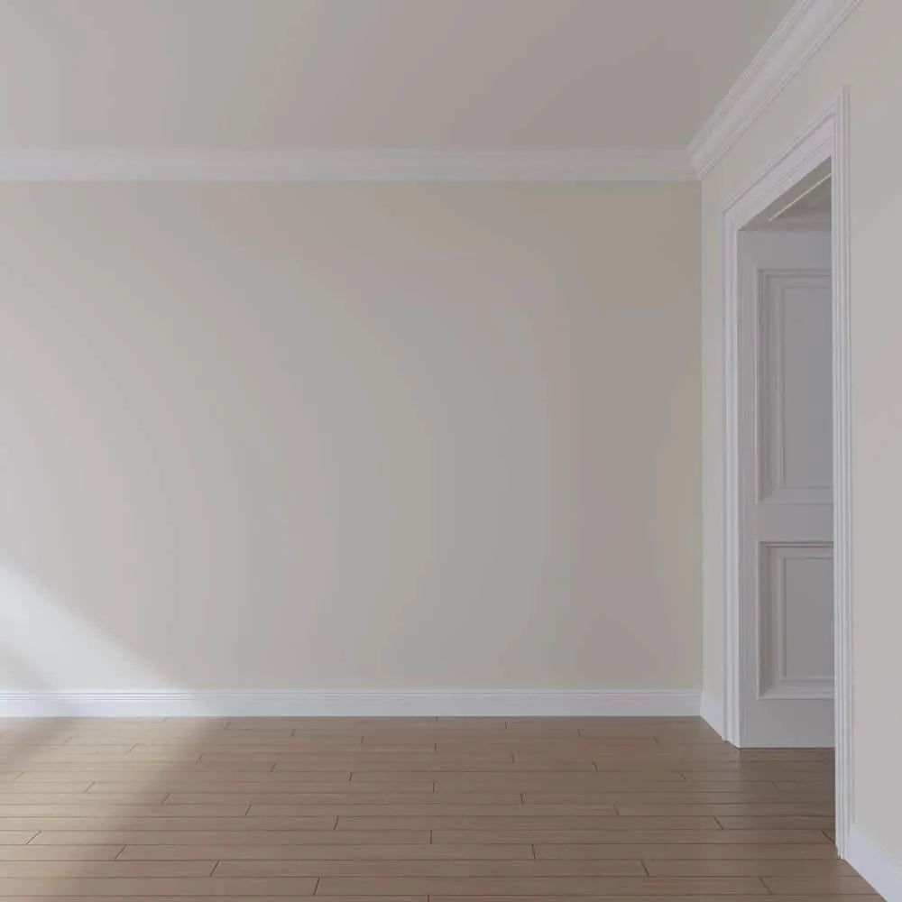 Ekena Millwork 5 in. x 4 in. x 94-1/2 in. x 6-3/8 in. Polyurethane Edwards Smooth Crown Moulding, photo 13 of 14