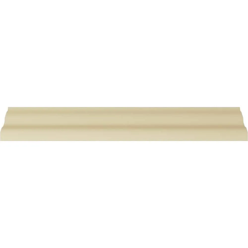 Ekena Millwork 5 in. x 4 in. x 94-1/2 in. x 6-3/8 in. Polyurethane Edwards Smooth Crown Moulding, photo 4 of 14