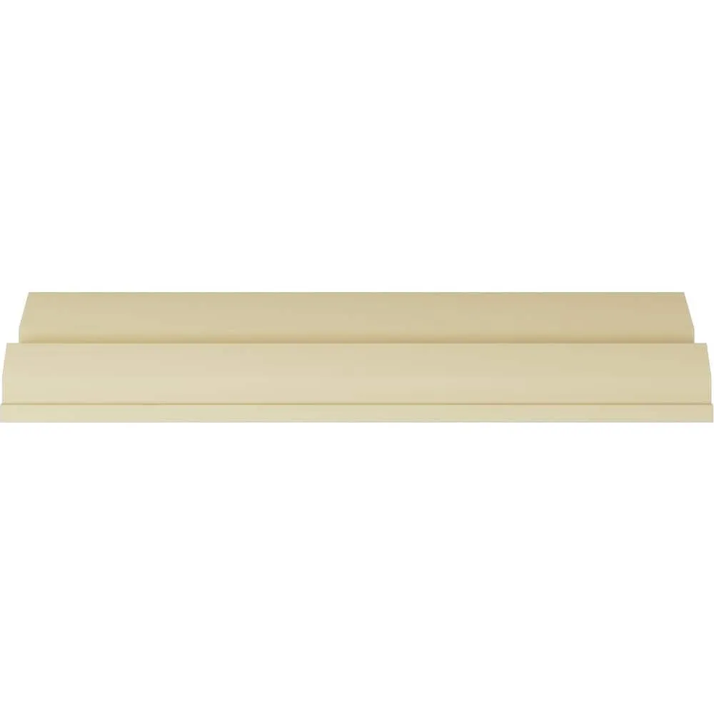 Ekena Millwork 4-3/4 in. x 6-3/4 in. x 94-1/2 in. Polyurethane Dentil Crown Moulding, photo 4 of 14