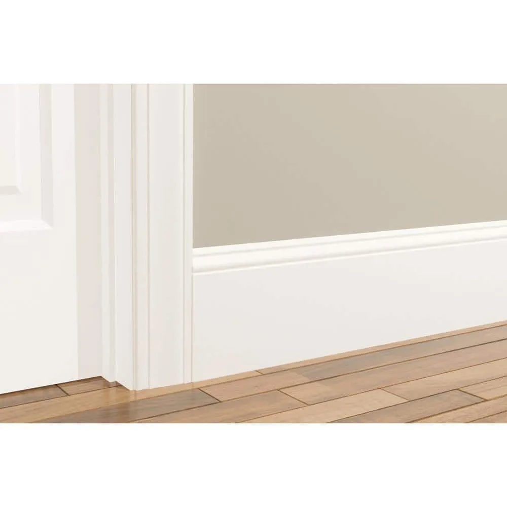 Alexandria Moulding LWM 444 5/8 in. x 3-1/4 in. Primed Fiberboard Casing Molding, photo 3 of 3
