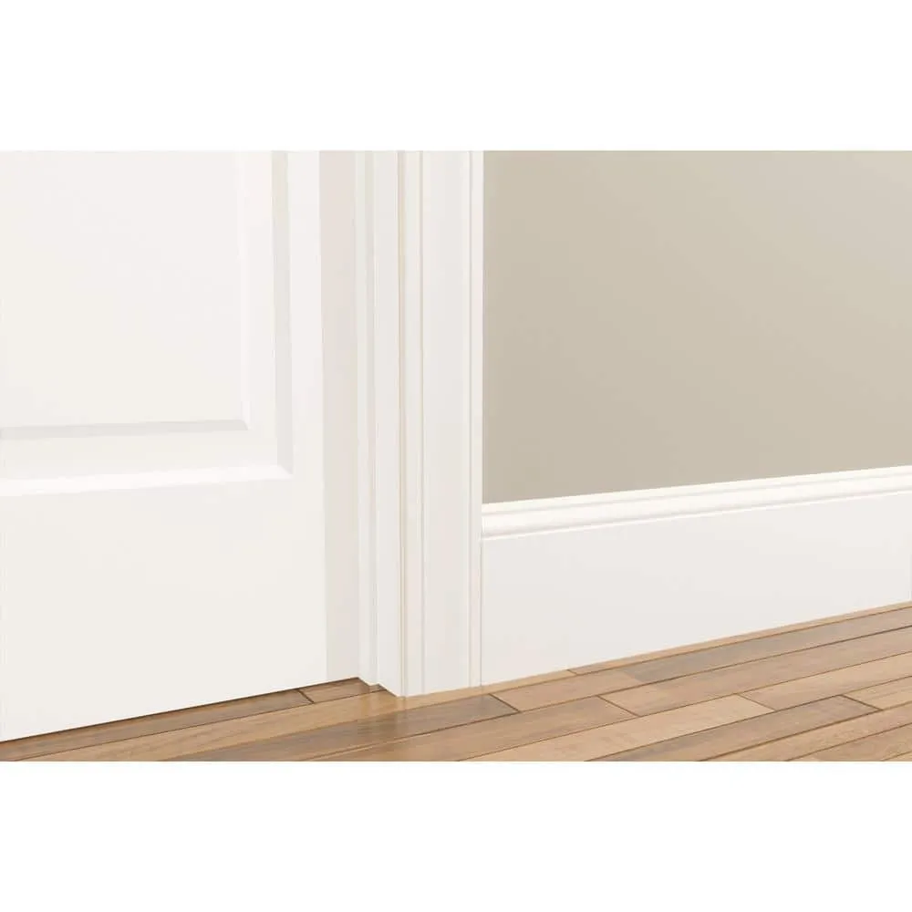 Alexandria Moulding LWM 444 5/8 in. x 3-1/4 in. Primed Fiberboard Casing Molding, photo 2 of 3