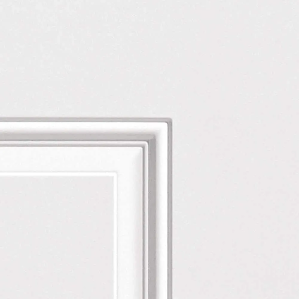 Masonite Providence 36 in. x 80 in. Center Arch Primed White Right-Hand Inswing Steel Prehung Front Exterior Door with Brickmold, photo 7 of 7