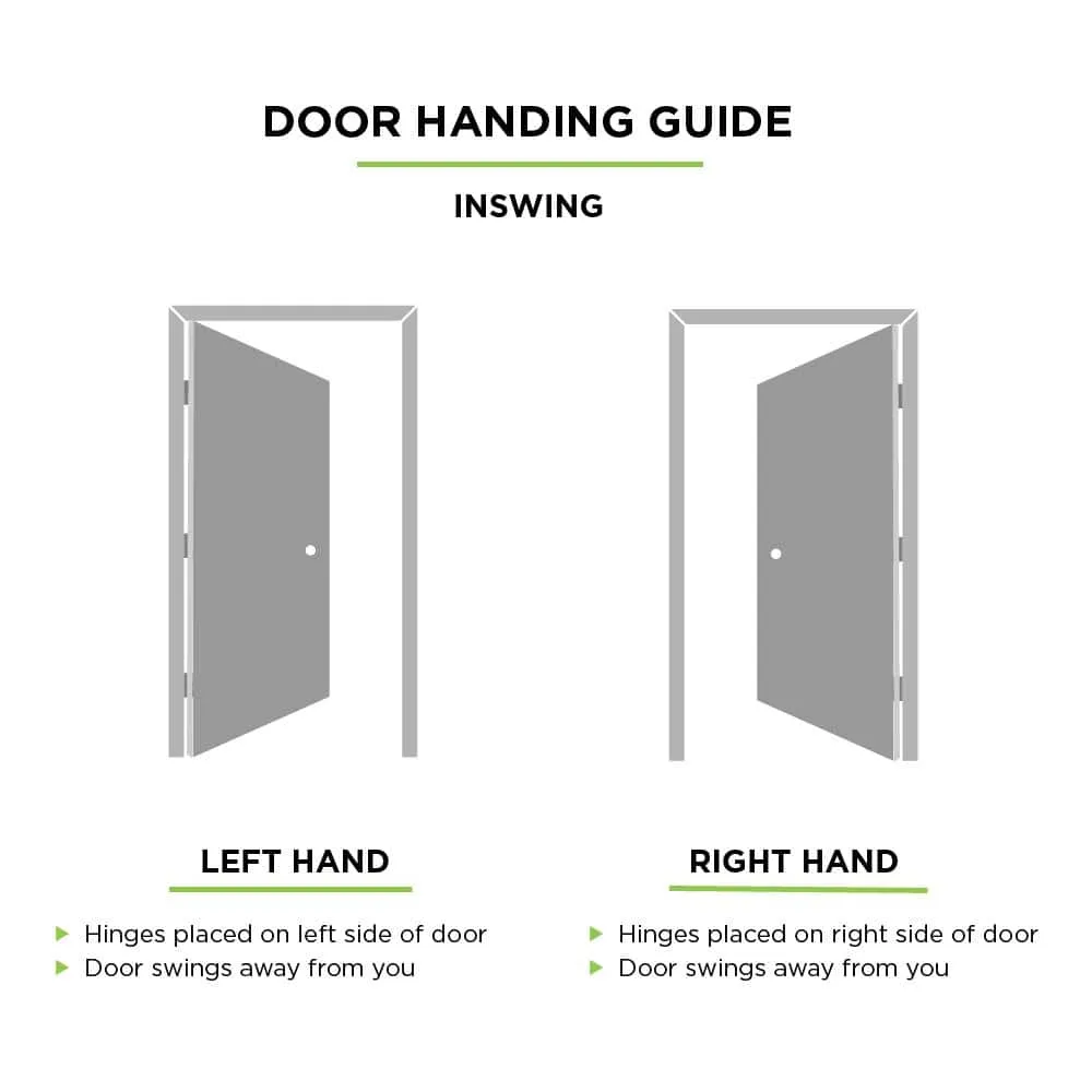 Masonite 30 in. x 80 in. Premium Flush Right-Hand Inswing Primed Steel Prehung Front Exterior Door (No Brickmold), photo 4 of 4