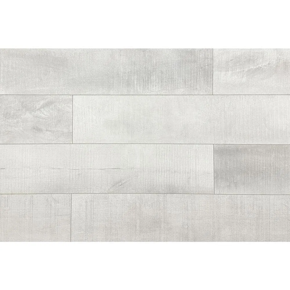 Montserrat Summa Pristine White 14 mm T x 7.75 in. W HDF Waterproof AC5 Click Lock Laminate Wood Flooring (23.09 sq. ft./case), photo 3 of 9